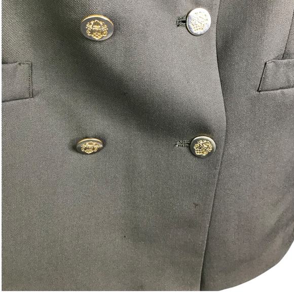 Jos. A. Bank Blazer Women's 10 Blue Navy Classic Double Breasted Gold Buttons - Picture 3 of 6